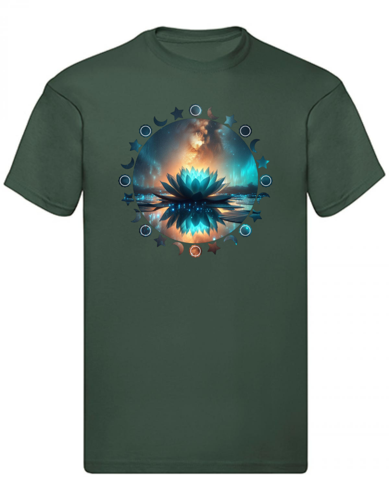 Balldiri T-Shirt Herren Yoga Wellness Lotusblume S bis 5XL