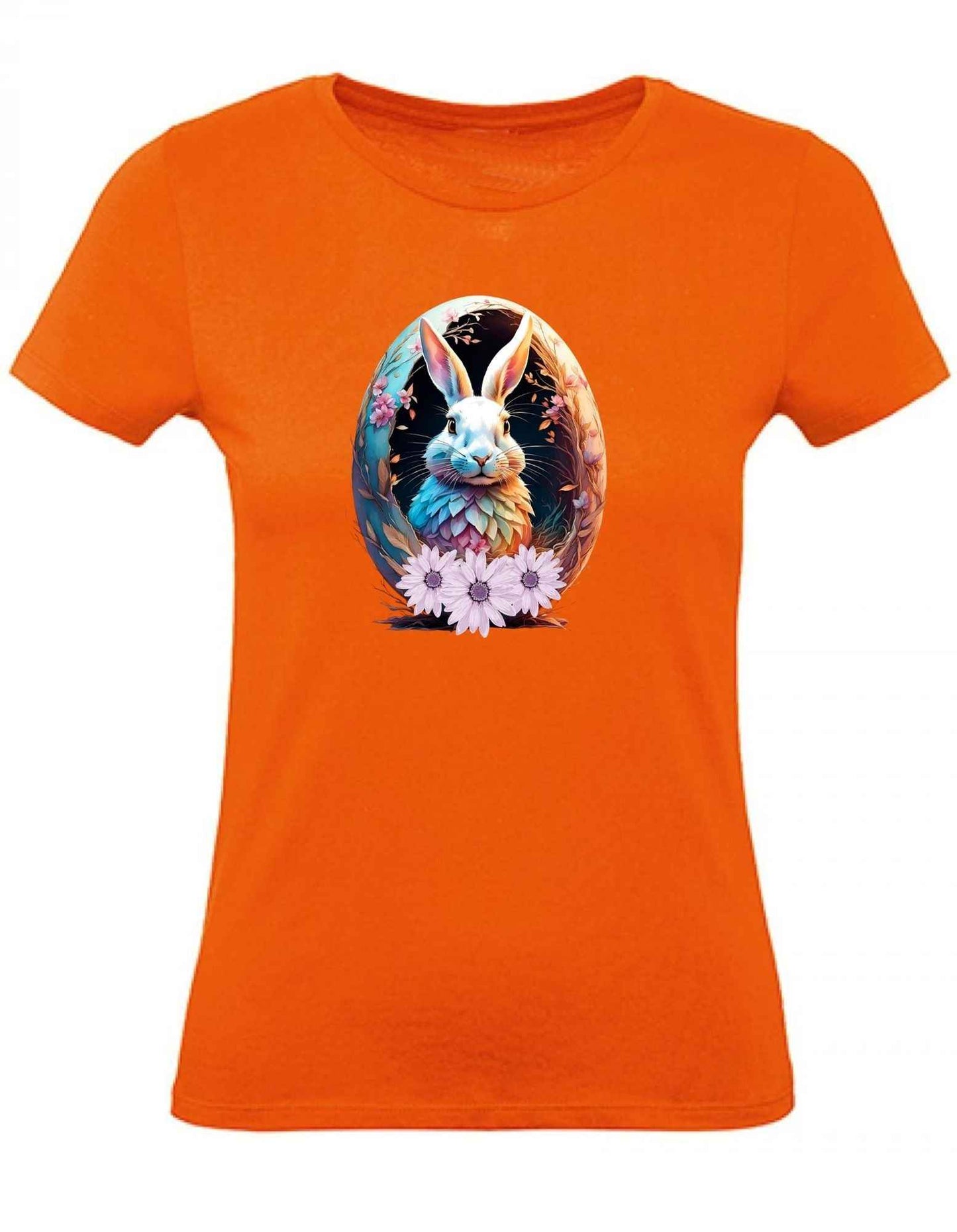 Balldiri T-Shirt Damen Osterei mit Hase XS bis 2XL