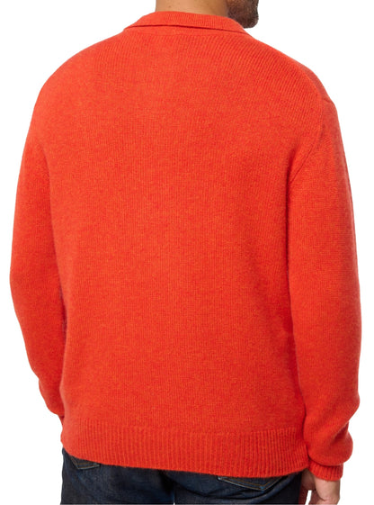 Balldiri 100% Kaschmir Herren Langarm Polo mit Kragen 6-fädig - Balldiri & Windhound