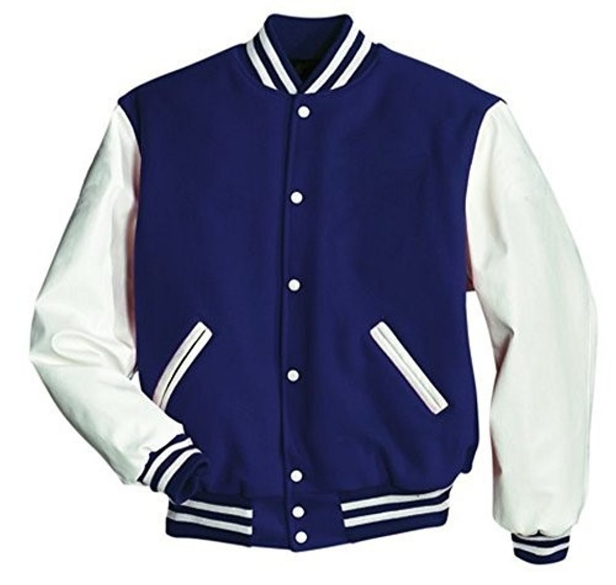 Windhound Collegejacke Retro 90er 80er mit Lederärmeln - Balldiri & Windhound