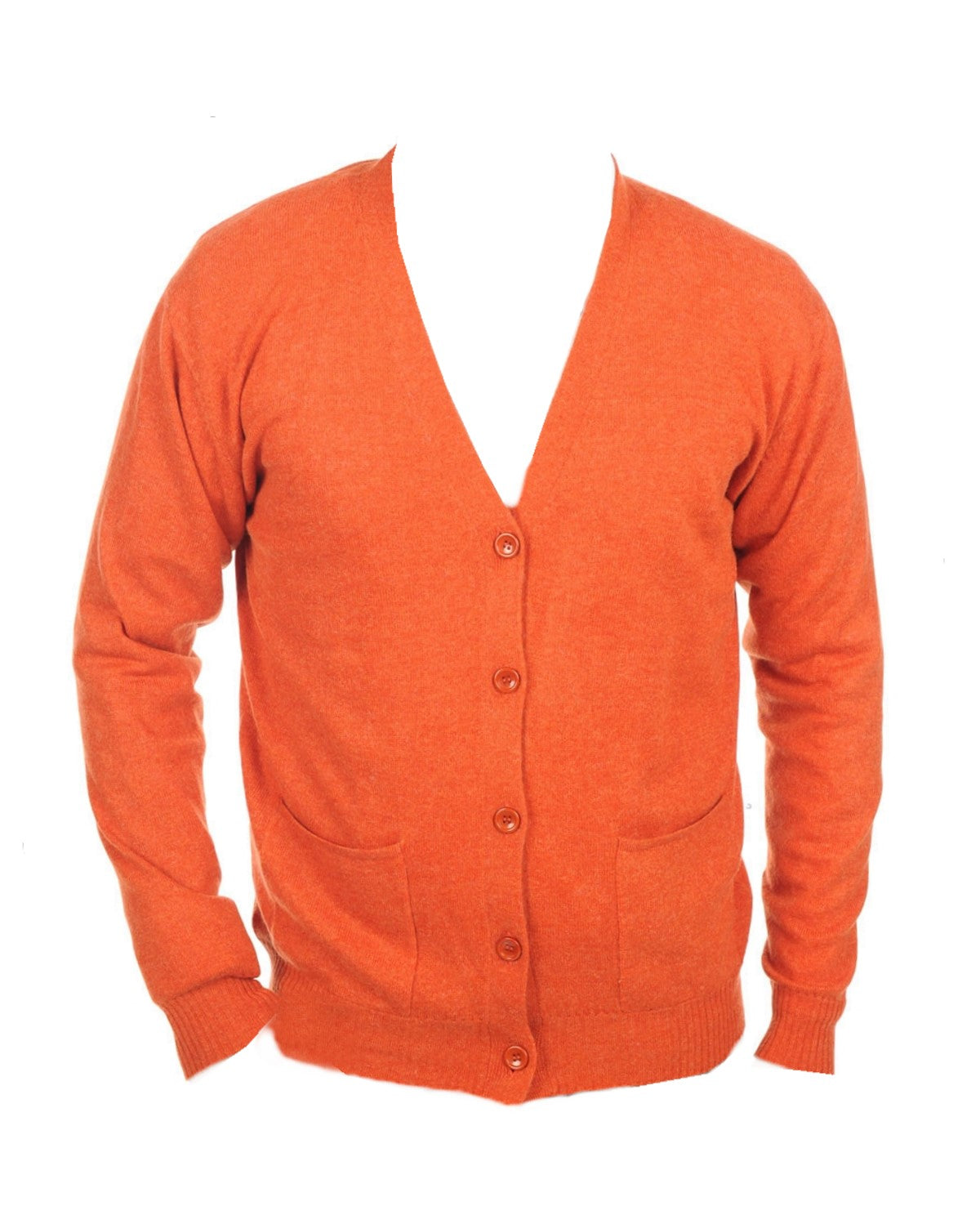 Balldiri 100% Kaschmir Herren Langarm V-Strickjacke 2-fädig - Balldiri & Windhound