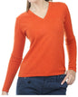 Balldiri 100% Kaschmir Damen Langarm Pullover V-Ausschnitt 2-fädig Teil1/2 - Balldiri & Windhound