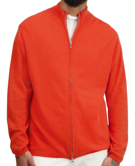 Balldiri 100% Kaschmir Herren Langarm Strickjacke 2-fädig - Balldiri & Windhound