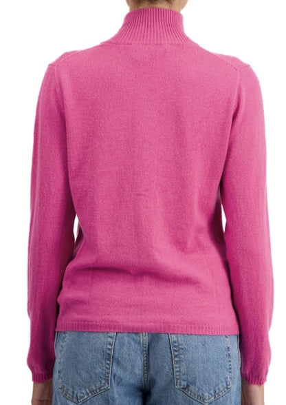 Balldiri 100% Kaschmir Damen Langarm Strickjacke mit Stehkragen 2-fädig - Balldiri & Windhound