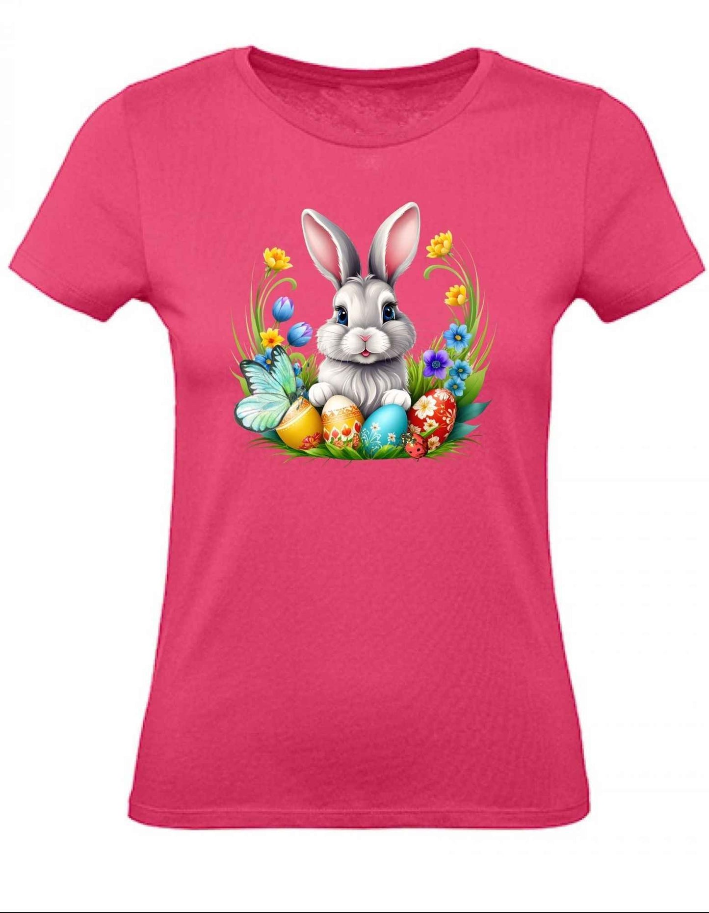 Balldiri T-Shirt Damen Osterhase mit Eiern XS bis 2XL