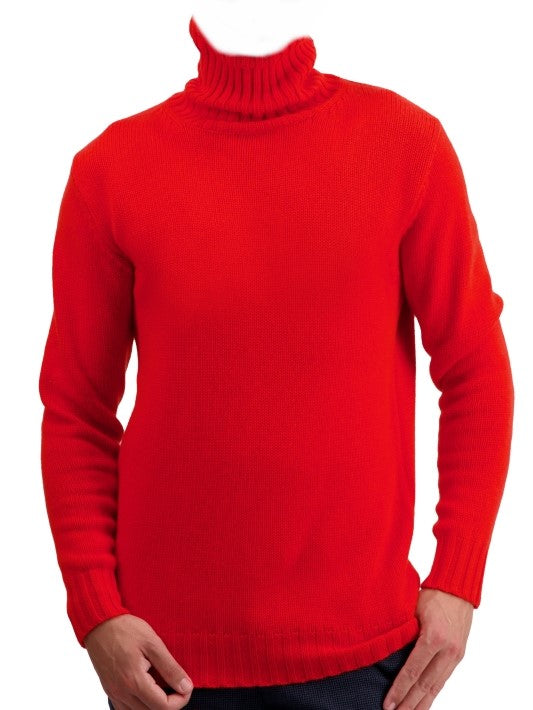Balldiri 100% Kaschmir Herren langarm  Rollkragen Pullover 8-fädig - Balldiri & Windhound