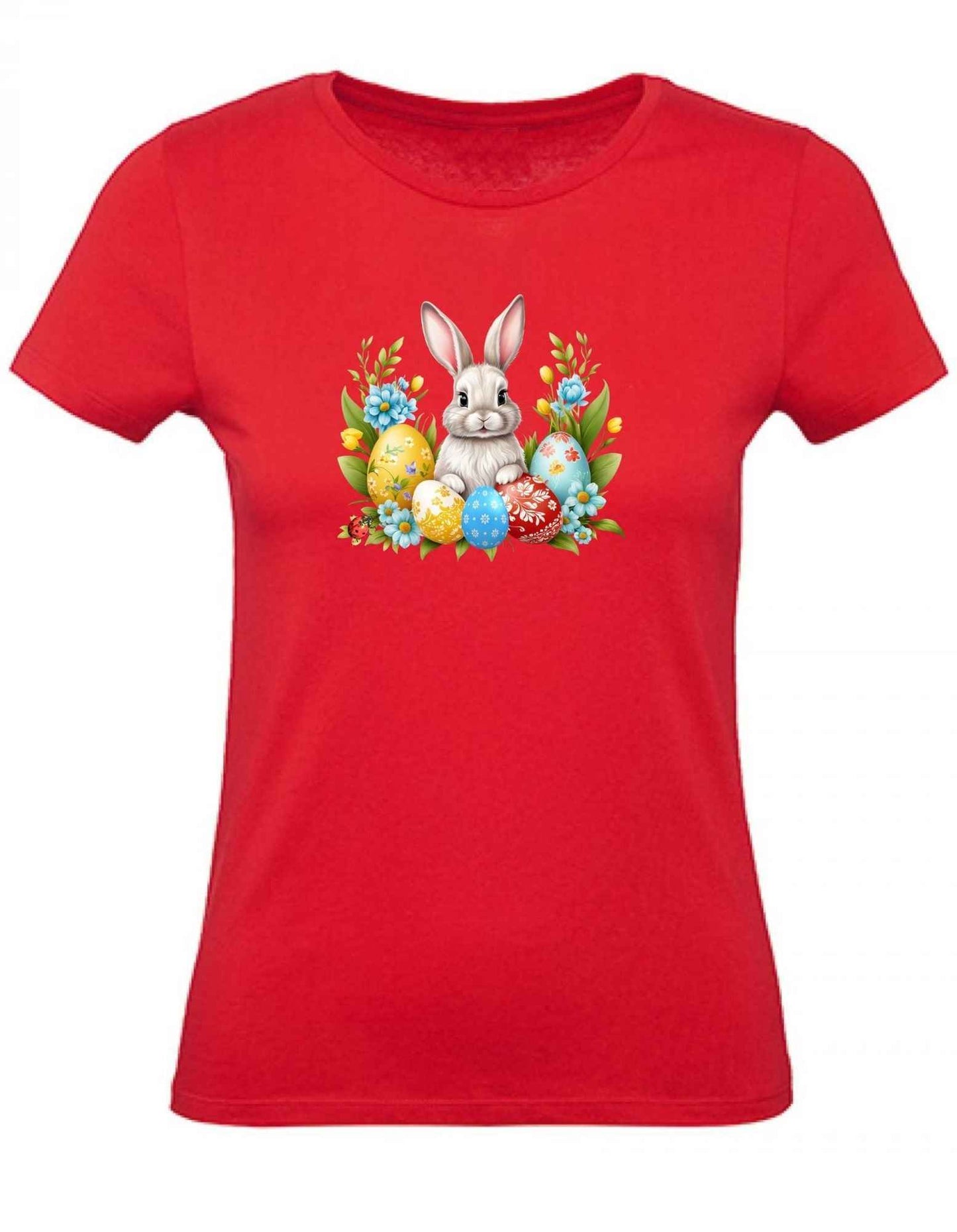 Balldiri T-Shirt Damen Ostern Nest mit Hase XS bis 2XL