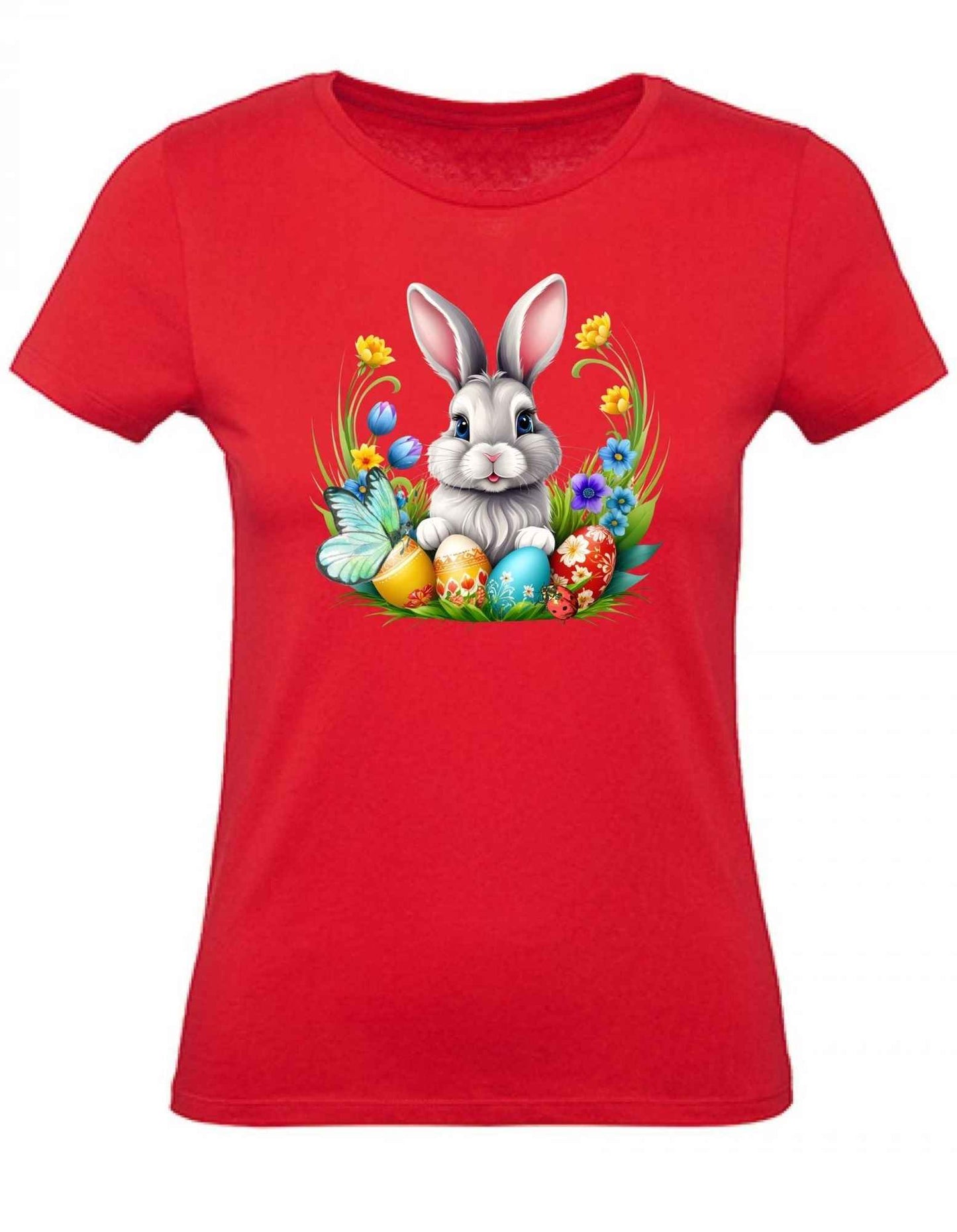 Balldiri T-Shirt Damen Osterhase mit Eiern XS bis 2XL