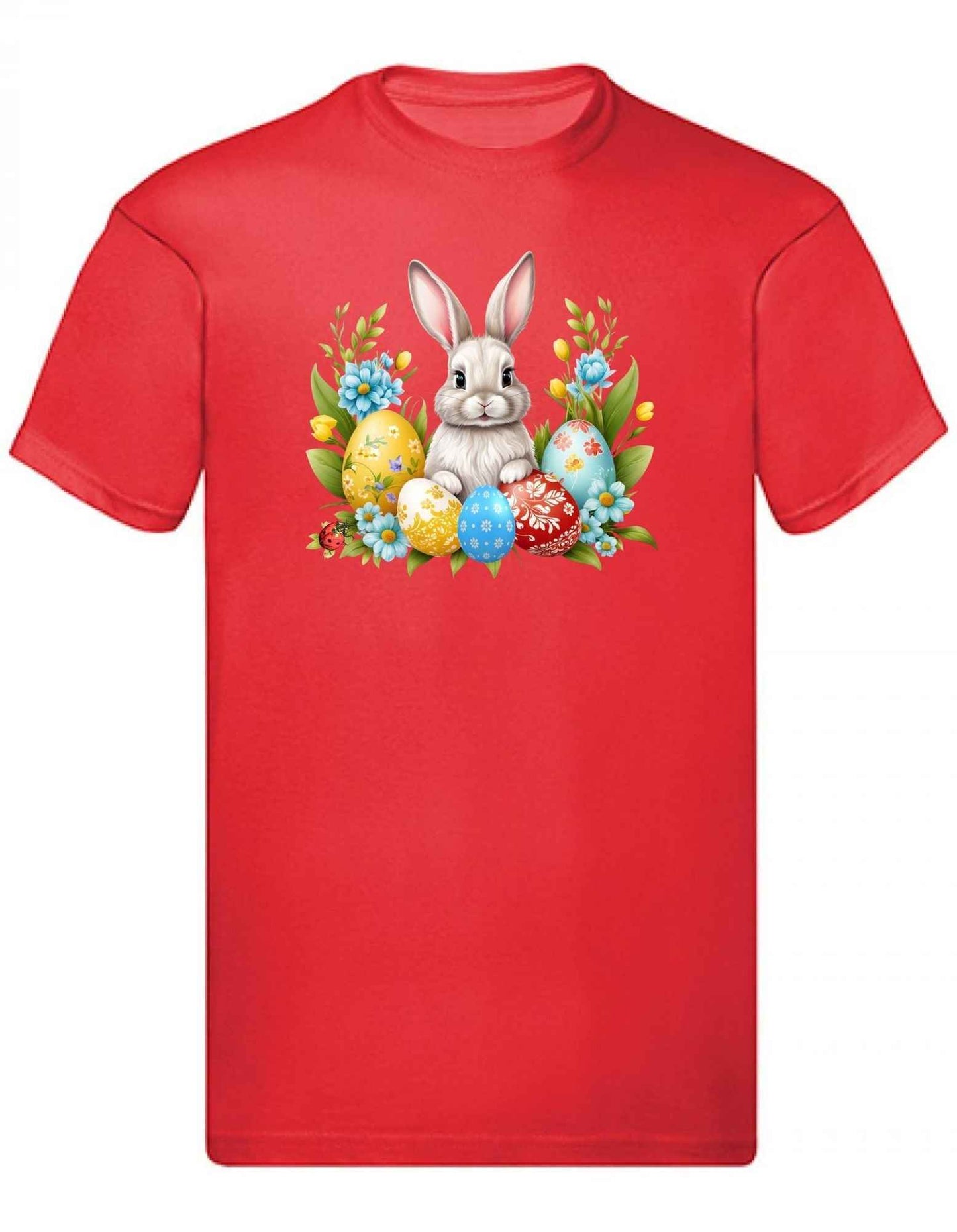 Balldiri T-Shirt Herren Ostern Nest mit Hase S bis 5XL