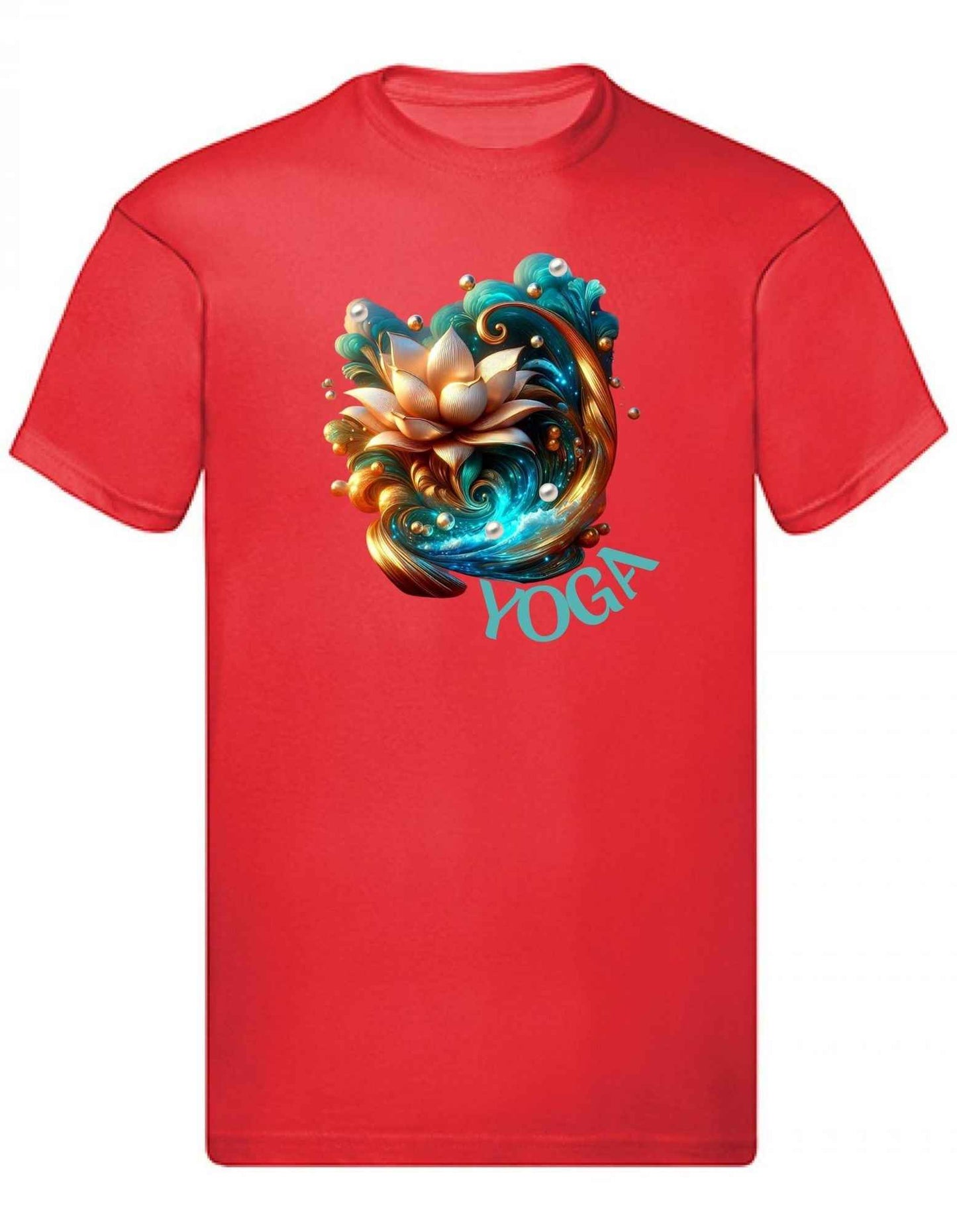 Balldiri T-Shirt Herren Yoga Lotusblume Wellness S bis 5XL