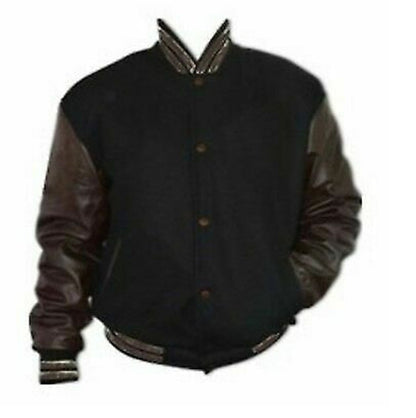 Windhound Collegejacke Retro 90er 80er mit Lederärmeln - Balldiri & Windhound