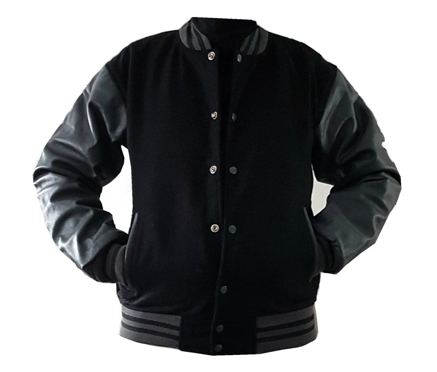 Windhound Collegejacke Retro 90er 80er mit Lederärmeln - Balldiri & Windhound