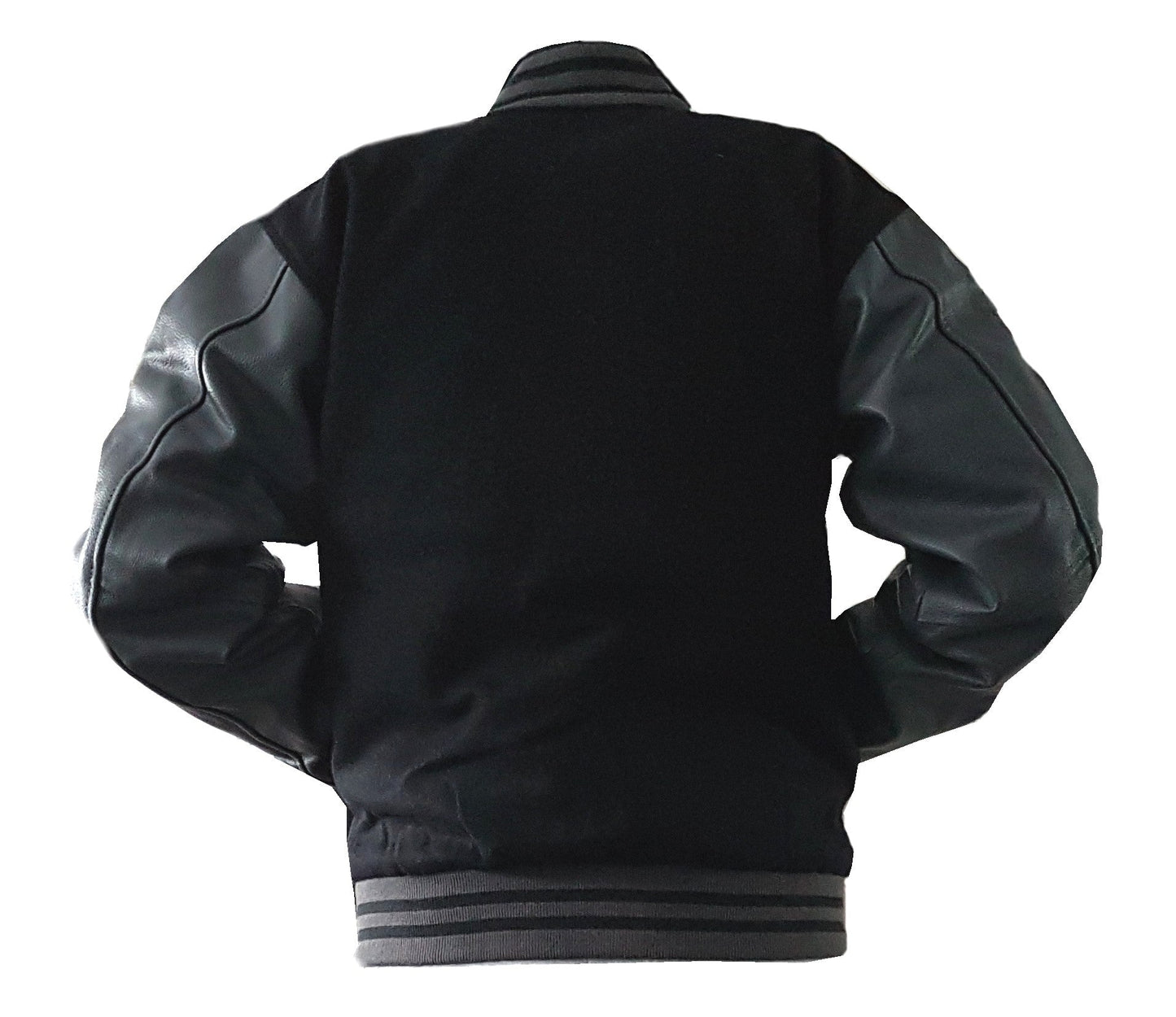 Windhound Collegejacke Retro 90er 80er mit Lederärmeln - Balldiri & Windhound