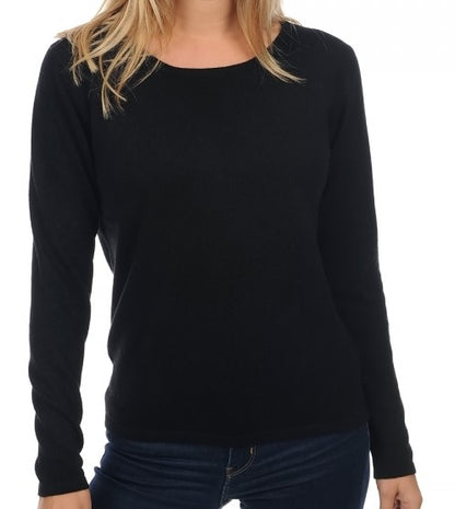 Balldiri 100% Kaschmir Damen Langarm Pullover U-Boot-Ausschnitt 2-fädig - Balldiri & Windhound