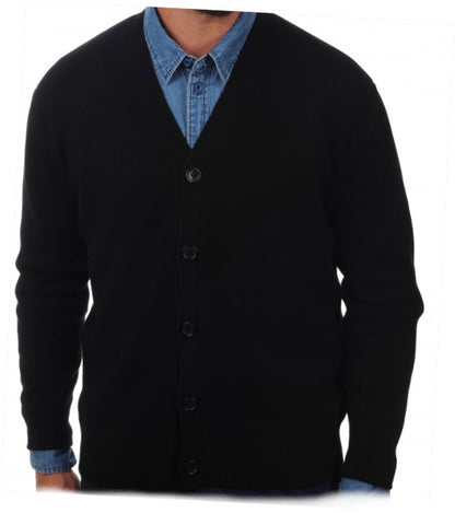 Balldiri 100% Kaschmir Herren Langarm V-Strickjacke 4-fädig - Balldiri & Windhound