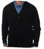 Balldiri 100% Kaschmir Herren Langarm V-Strickjacke 4-fädig - Balldiri & Windhound