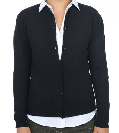 Balldiri 100% Kaschmir Damen Langarm Jacke mit Rundhalsausschnitt 2-fädig - Balldiri & Windhound