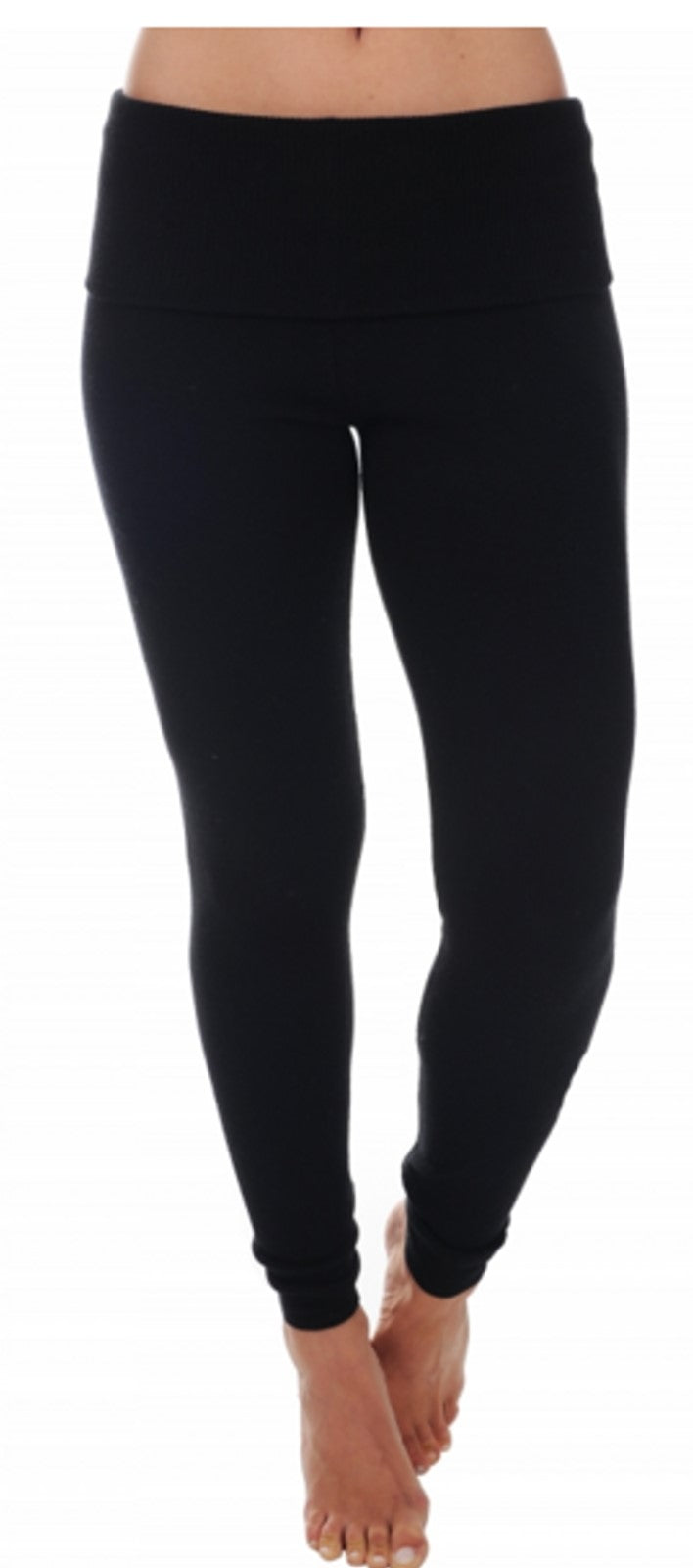 Balldiri 100% Kaschmir Damen Leggins mit Breiten Bund 2-fädig - Balldiri & Windhound