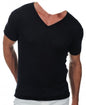 Balldiri 100% Kaschmir Herren kurzarm T-Shirt mit V-Ausschnitt 2-fädig - Balldiri & Windhound