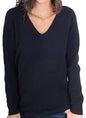 Balldiri 100% Kaschmir Damen Langarm Pullover V-Ausschnitt 6-fädig - Balldiri & Windhound