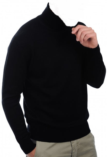 Balldiri 100% Kaschmir Herren Langarm Rollkragen Pullover 4-fädig - Balldiri & Windhound