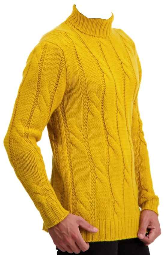 Balldiri 100% Kaschmir Herren Pullover Rollkragen mit Zopfmuster 10 fädig - Balldiri & Windhound