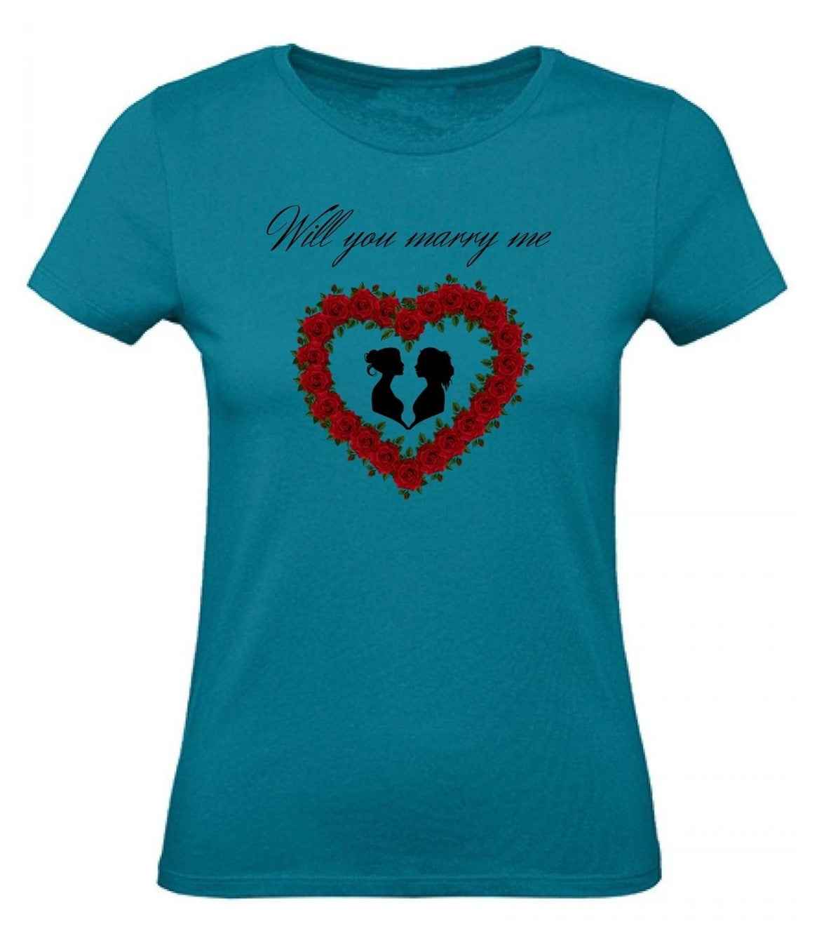 Balldiri T-Shirt Damen Heiratsantrag LGBTQ XS bis 2XL