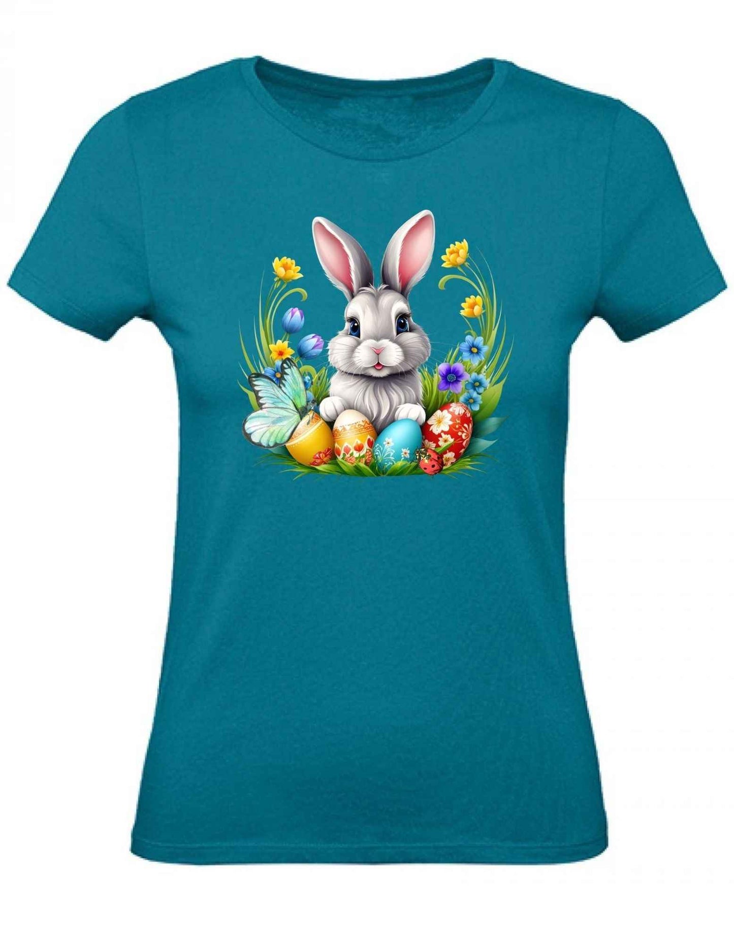 Balldiri T-Shirt Damen Osterhase mit Eiern XS bis 2XL
