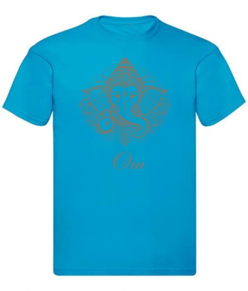Balldiri T-Shirt Herren Yoga Meditation Om S bis 5XL