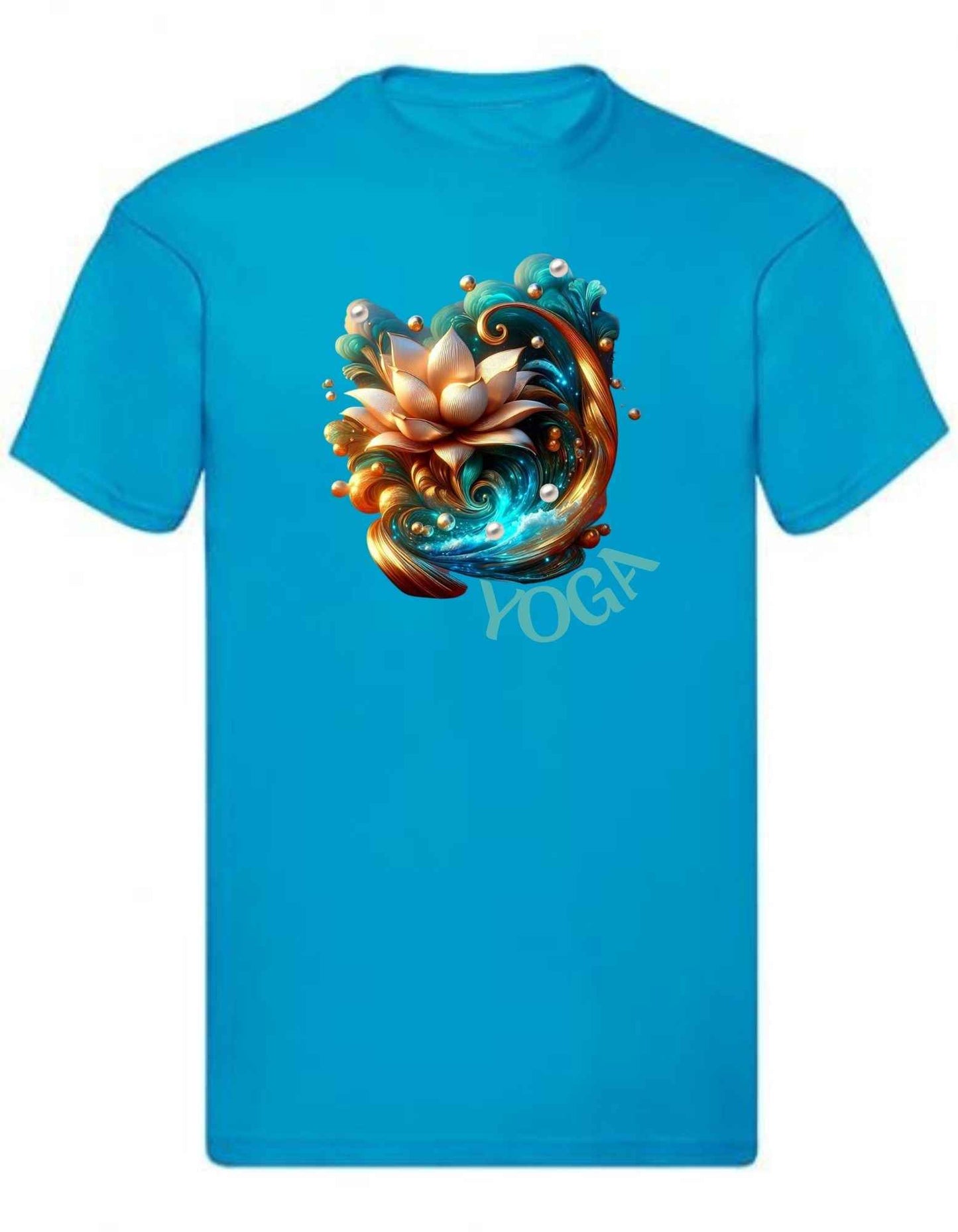 Balldiri T-Shirt Herren Yoga Lotusblume Wellness S bis 5XL
