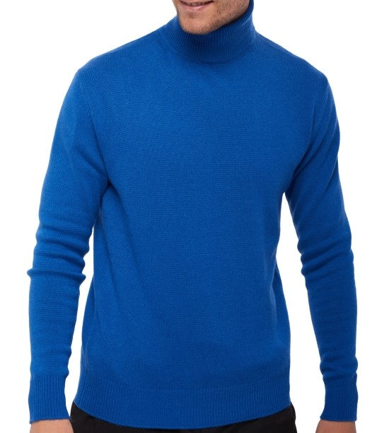 Balldiri 100% Kaschmir Herren Langarm Rollkragen Pullover 4-fädig - Balldiri & Windhound