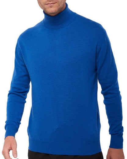 Balldiri 100% Kaschmir Herren Langarm Rollkragen Pullover 2-fädig - Balldiri & Windhound