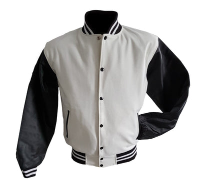 Windhound Collegejacke Retro 90er 80er mit Lederärmeln - Balldiri & Windhound