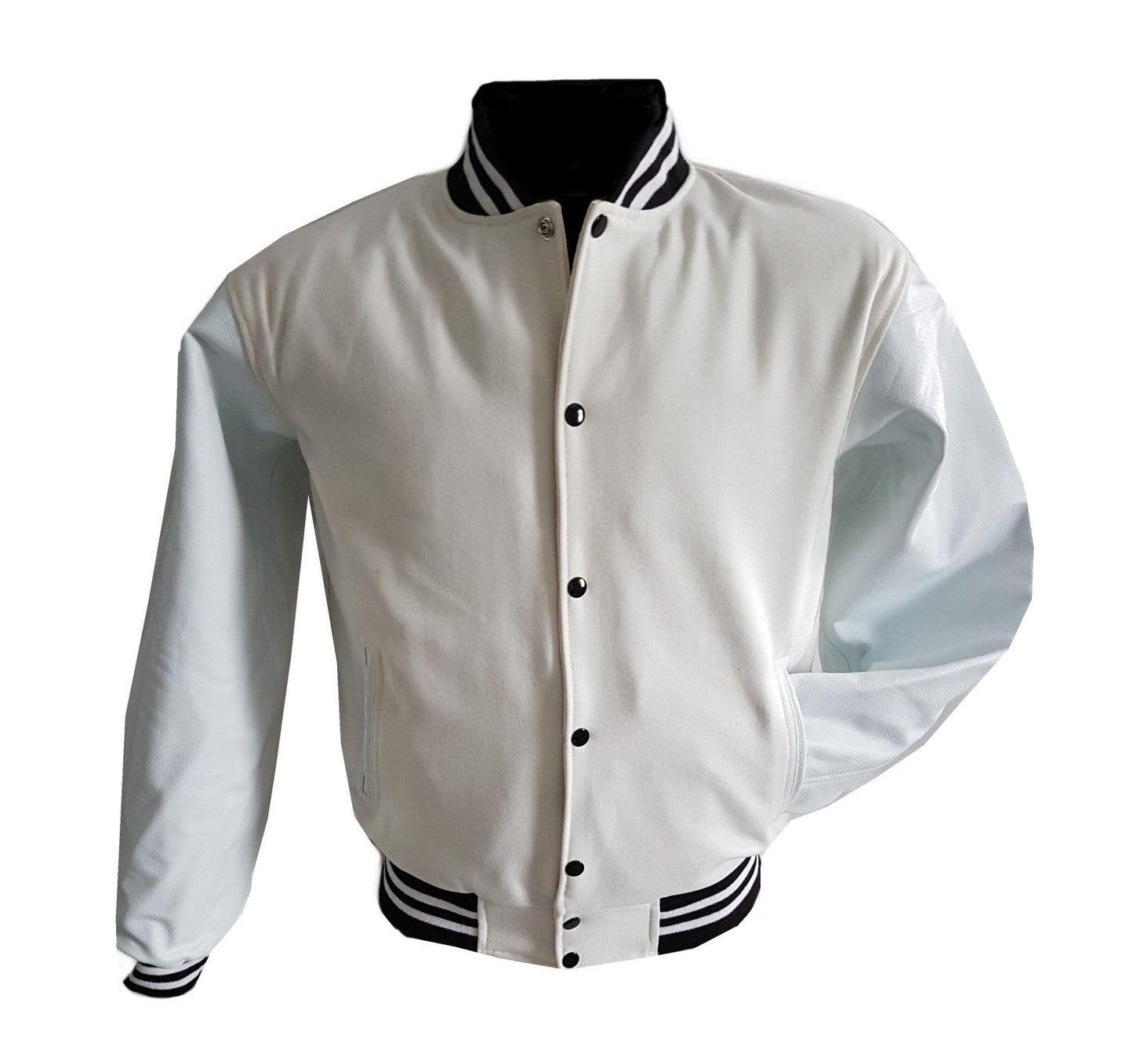 Windhound Collegejacke Retro 90er 80er mit Lederärmeln - Balldiri & Windhound