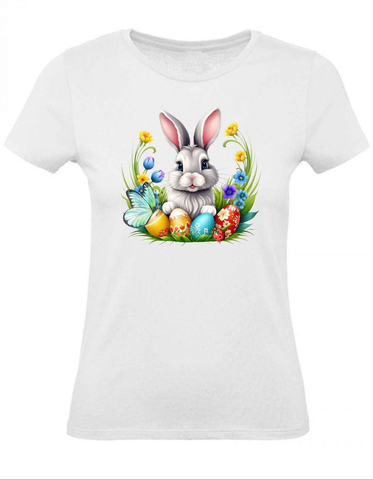 Balldiri T-Shirt Damen Osterhase mit Eiern XS bis 2XL