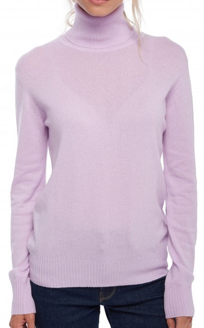 Balldiri 100% Kaschmir Damen Langarm Pullover Rollkragen mit Bündchen 2-fädig - Balldiri & Windhound